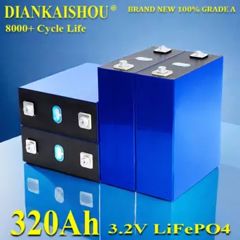 1-16 шт., литий-железо-фосфатные аккумуляторы 3,2 В, 8000 Ач