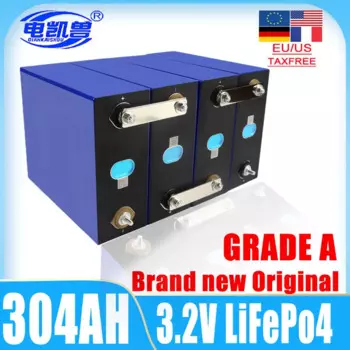 1-16 шт., новинка, 3,2 В LiFePo4 аккумулятор Ач, сделай сам, 12 В 24 В, аккумуляторная батарея большой емкости для улицы, не облагается пошлиной ЕС/США