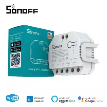 1-3 шт. SONOFF DUALR3/DUALR3 Lite двойное реле двухстороннее Измерение мощности умный переключатель Автоматизация умного дома через Ewelink Alexa Google