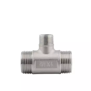 1/4 '' - 1'' BSP наружная резьба 304 фитинг из нержавеющей стали, Редукционный 3-сторонний тройник для водопроводной трубы SS304, соединительный соединитель