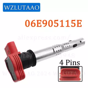 Катушка зажигания 1/4/6 шт. 06E 905115 E 06E 905115 Д 06Е 905115 C Для Audi A4 A5 A6 A7 A8 Q5 Q7 Porsche Cayenne Panamera VW Touareg 07-18