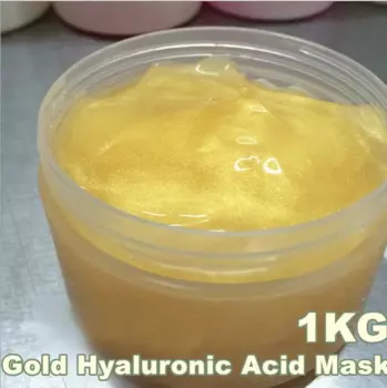 1 кг Золотая увлажняющая маска с гиалуроновой кислотой отбеливающая Антивозрастная омолаживающая маска для ухода за кожей оборудование для салонов красоты Товары 1000 мл