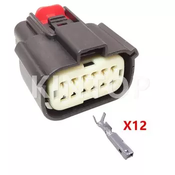 1 комплект, 12 контактов, автомобильная проводка для фар 33472-1201 33482-120, автомобильный герметичный разъем для Ford Focus Mondeo Buick Chevrolet