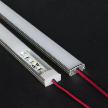 1 м/40 дюймов с 120 светодиодами 2835 smd, 24 Вт, много, светодиодная световая балка шкафа, прозрачная крышка и молочная диффузная крышка
