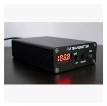 1 мВт 87-109 МГц Стерео PLL FM MP3 передатчик Мини радиостанция + источник питания + антенна