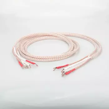 1 пара Hi-End 12TC OCC акустический провод Hi-Fi акустический кабель 2–2 Y лопаточный штекерный кабель