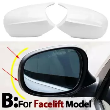 1 пара крышек для бокового зеркала заднего вида, Белый M Look для BMW E90 E91 E92 E93 E81 E87 E82 E88 3 1 Series