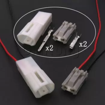 1 комплект, двухсторонняя Автомобильная розетка для Toyota 7283-8123-40