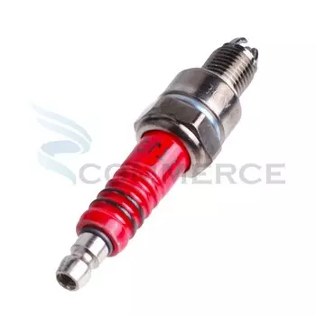 1 шт. A7TJC красная свеча зажигания для GY6 50 куб. См 125 куб. См 150 куб. См Мотоцикл мопед Скутер Квадроцикл квадроциклы маленький двигатель 3 Электрода