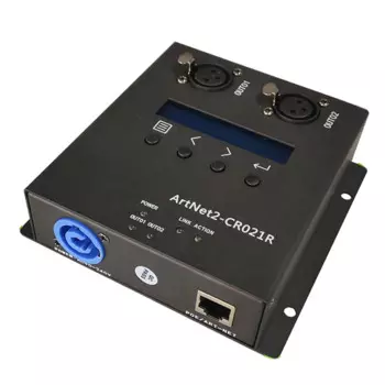 1 шт. Artnet DMX 512 Ethernet контроллер освещения интерфейс 2 конвертерный блок Touch MA2 вилка стандарта США