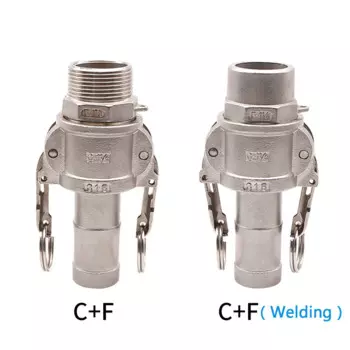 1 шт., быстроразъемный соединитель для труб Camlock C + F типа, фитинги Camlock, адаптер Homebrew MPT FPT Barb