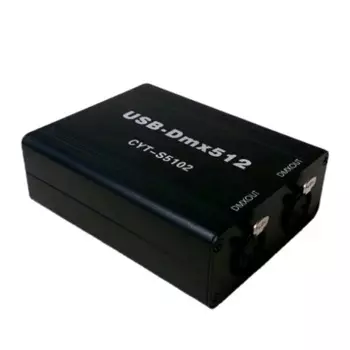 1 шт. черный сценический контроллер DMX512 с поддержкой MA Onpc Freestyler + 3D DJ USB DMX интерфейс