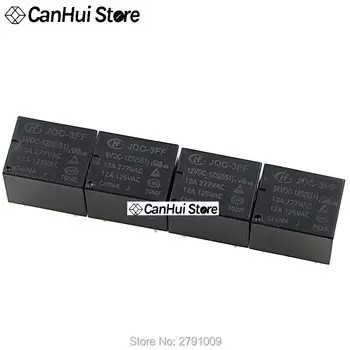 1 шт. HF JQC -3FF- 5VDC / 9VDC / 12VDC / 24VDC -1ZS(551) 5-контактное реле 10A HongFa