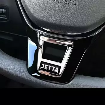 1 шт., наклейки на руль из АБС-пластика, эмблема для Volkswagen vw Jetta 2 3 4 5 6 MK2 MK3 MK4 MK5 MK6 2017-2019, аксессуары