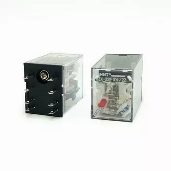 1 шт. реле CHINT Mini JZX-22F(D)/2Z AC220V 24V 110V 380V 36V 12V DC220V 24V 48V 12V общее реле HH52P MY2NJ с светильник кой