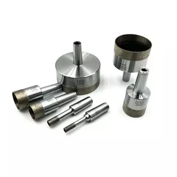 Алмазные сверла JiuRun Drilltools для стекла, диаметр 4-120 мм
