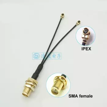 1 шт., удлинитель для коаксиального кабеля IPEX-SMA типа «Два в одном»