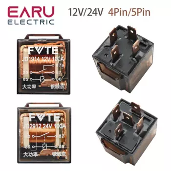 Автомобильное реле EARUELETRIC JD1914 12V24V100A
