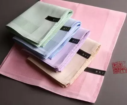1 шт., Женский хлопковый носовой платок с принтом