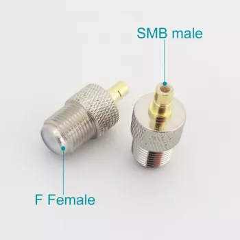 1 шт. Золотой SMB штекер-никель F Тип F гнездо прямой RF адаптер соединитель