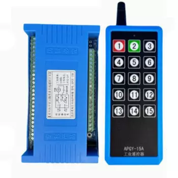 2000 м DC12V 24V 15CH 433MHz реле RF двунаправленный беспроводной дистанционный переключатель для мотора, электрической двери, окна, ворот, лифта