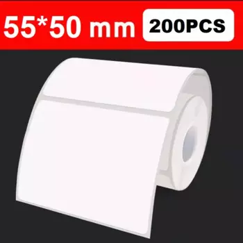 200 шт./рулон, водостойкие самоклеящиеся этикетки-наклейки, 55x50 мм