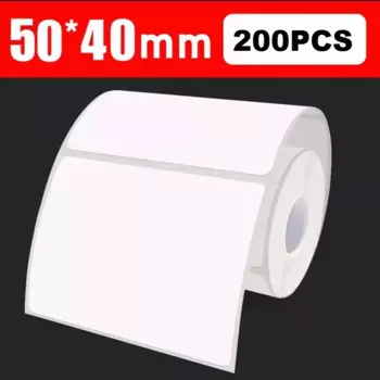 200 шт./рулон, водостойкие самоклеящиеся этикетки-наклейки, 50x40 мм