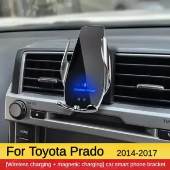 2014-2017 для Toyota Prado мобильный телефон держатель Беспроводное зарядное устройство автомобильное крепление навигационный кронштейн GPS Поддержка 360 вращения