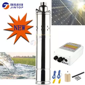 2019 Новый (модель 4JTS3/60-D36/500) JINTOP SOLAR DC бесщеточный винтовой насос 36 В Бесщеточный Водяной насос с постоянным магнитом двигатель