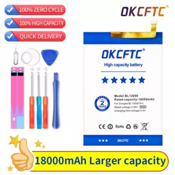 2021 Новый аккумулятор для DOOGEE BL12000 12000 мАч 100% оригинальный аккумулятор 6,0 дюйма MTK6763T DOOGEE BL12000 Pro замена