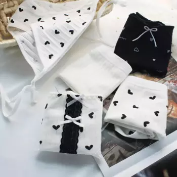 2021 Women's Cotton Underwear Lovely Girl Bow Panties Fashion Comfortable Briefs Low Waist Seamless Underpants Female Lingerie
