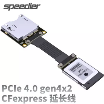 2022 ADT совершенно новый PCIe 4,0x2 CFexpress Type-B удлинитель высокоскоростной Gen4 x2 CFexpressB SSD адаптер для карты памяти/хранения