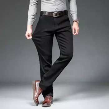 2022 прямые черные джинсы классический стиль мужские деловые повседневные джинсы роскошные высококачественные Стрейчевые джинсы