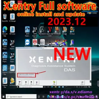 2023.12 xentry full software Remote Install and update for MB STAR sd C4C5C6 openport for Mersedes Benz Diagnostic Software xent