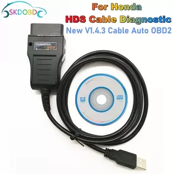2023, диагностический ИНСТРУМЕНТ кабеля Honda HDS J2534, автомобильный сканер OBD2, чип FT232RL, поддержка нескольких языков