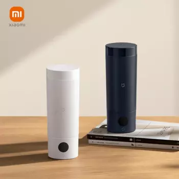 2023 Новый XIAOMI Mijia Портативный электрический чайник с 2 чашками термоса Быстрый бойлер для воды 350 мл умный Термоизолированный чайник для путешествий