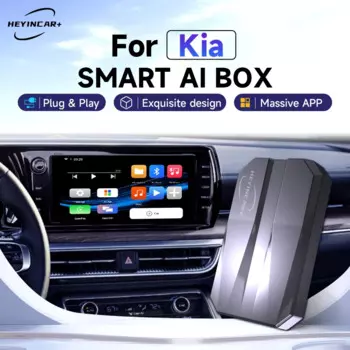 2024 г., HEYINCAR, смарт-приставка с ии, беспроводной адаптер для автомобиля на Android для Kia Sportage K5 Carnival Picanto, Netflix, YouTube Tv