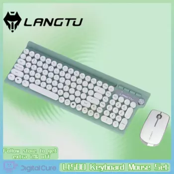 2024 Langtu Lt500 беспроводной 2,4g Bluetooth панк Набор клавиатуры и мыши Usb интерфейс 1500dpi зарядка бесшумный компьютер офис