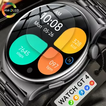 2024 настоящие Смарт-часы AMOLED для мужчин и женщин 1,43 дюйма 1ATM водонепроницаемые спортивные часы экран Смарт-часы с отображением времени и голосовым вызовом