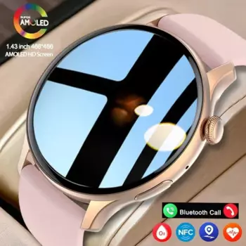 2024 настоящие Смарт-часы AMOLED, Женский экран, время всегда показывания, 466*466 HD, трекер здоровья, голосовые вызовы, Смарт-часы для женщин Xiaomi