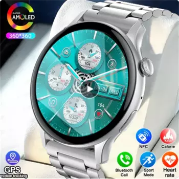 2024 настоящие Смарт-часы AMOLED, Женский экран, время всегда показывания, 466*466 HD, трекер здоровья, голосовые вызовы, Смарт-часы для женщин Xiaomi