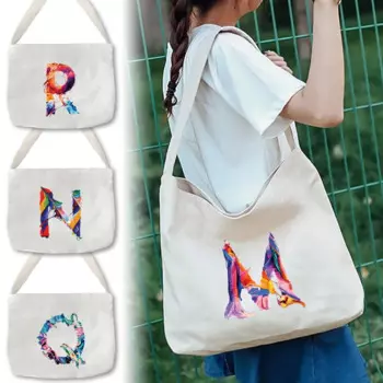 2024 New Single Shoulder Bag Multi Functional Women's Single Shoulder Storage Bags Travel Paint Pattern Series Storage Bag