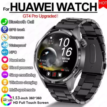 2024 Новинка для HUAWEI Watch 5 PRO Смарт-часы Мужчины GT5 Pro AMOLED HD Экран Bluetooth Вызов GPS NFC Пульсометр Спортивные умные часы для женщин