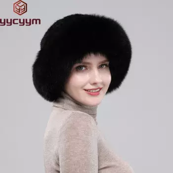 2024, новые качественные мягкие шапки из натурального норкового меха для девочек, женские зимние роскошные вязаные шапки-бомбер из натурального меха норки, теплая шапка из лисьего меха