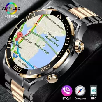 2024 Смарт-часы для мужчин, Bluetooth, функция звонков, телефон, водозащита IP68, GPS-трекинг, голосовой помощник ии, женские часы для Huawei Xiaomi