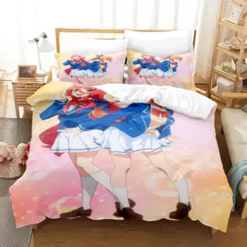 2024 The Fruit of Evolution Bedding Set Cartoon Anime three-piece set Adult Kid Bedroom Duvetcover Sets 3D Print Kawaii Girls