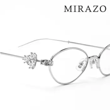 2025 New Korea Jewelry Series GM eyeglasses oval Diamond glasses frame anti-blue light GM optical spetacles