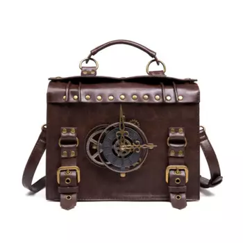 2025 New women's bag punk industrial retro style women's one-shoulder diagonal bag handbag purse messenger bag Shoulder bag