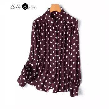 2025 Women's Fashion New 19MM 93%Natural Mulberry Silk Elastic Double Qiao Satin Square Neck Long Sleeve Commuter OL Style Shirt