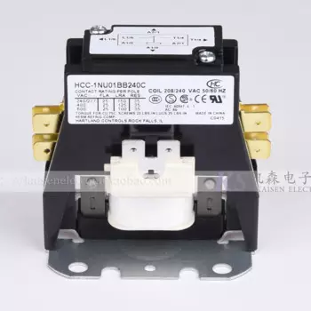 208 В/240 в, 25 А, однофазный HCC-1NU01BB240C, контактор переменного тока HCC1NU01BB240C